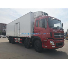 Dongfeng 8x4 alimentaire réfrigérateur mobile van de refroidissement camion
